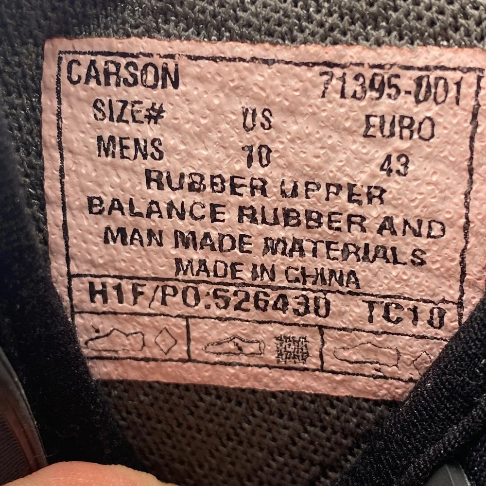 Bogs Carson Waterproof Chelsea Rain Boots Mens 10 Black Rubber 71395-001 Ankle